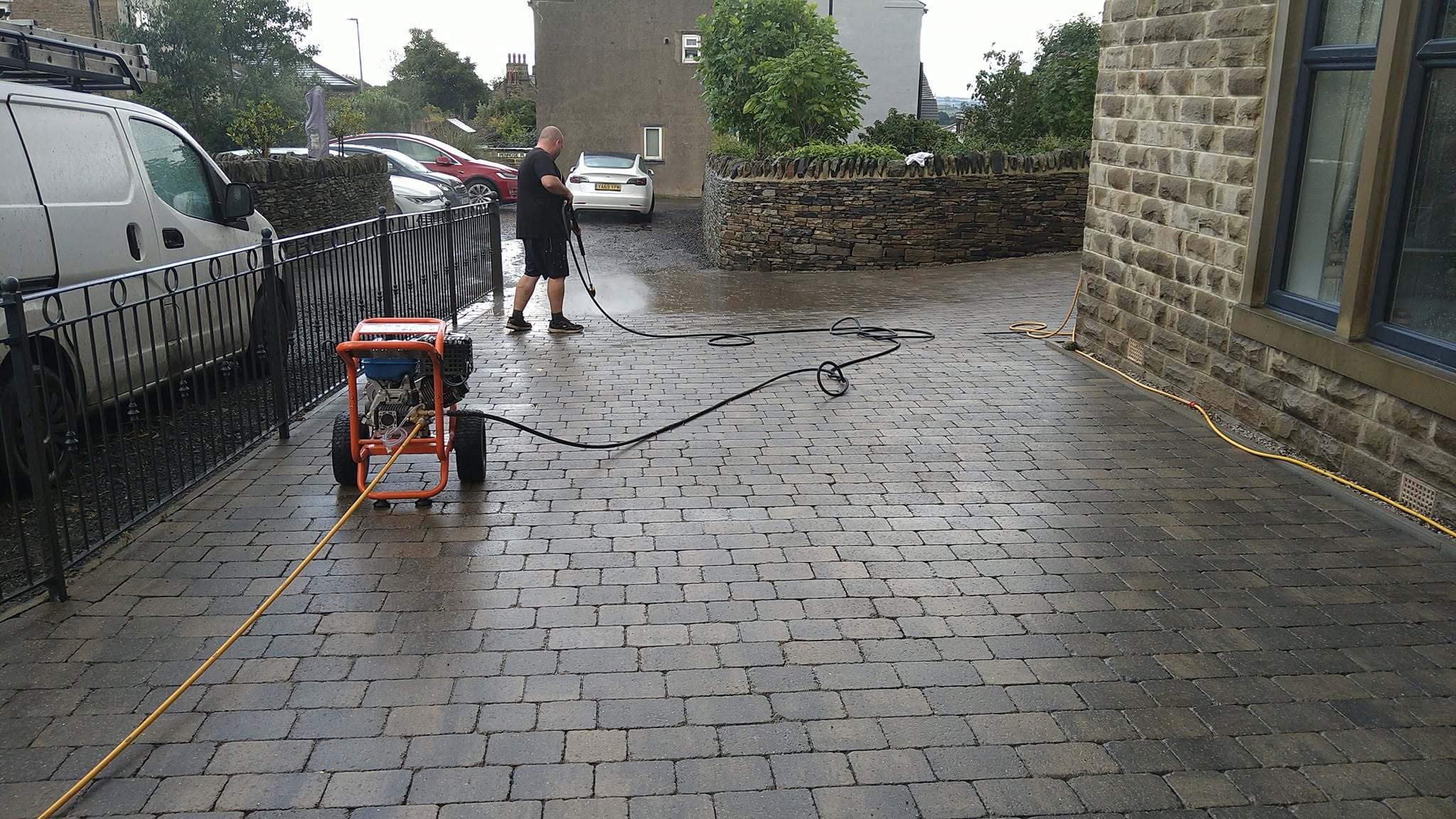 Block paving and groundworks by Oakenshaw Building Services